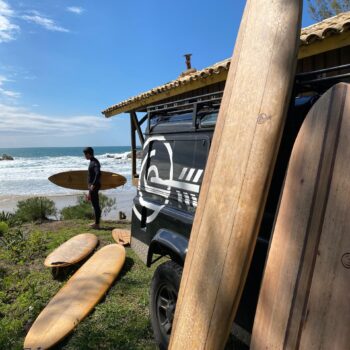 Hollow wooden surfboard 5- WOODKIT.PRO x David Weber Series